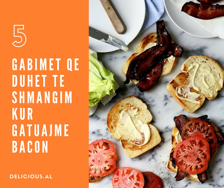 Si te gatuajme Bacon: 5 gabimet qe duhet te shmangni