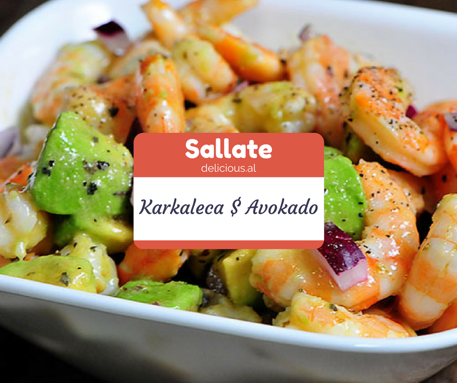 Si te gatuajme Sallate me Karkaleca dhe Avokado.