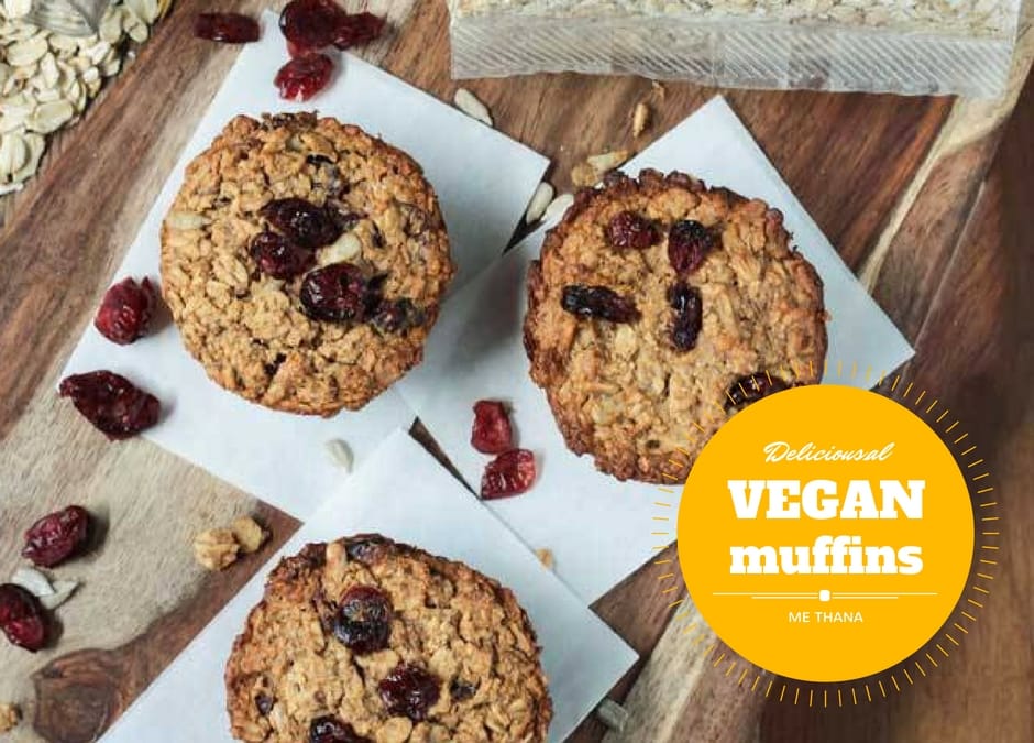 VEGAN: Muffins me Thana dhe tershere