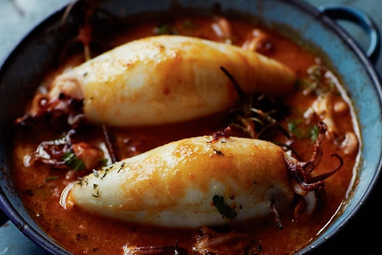 Kallamarë të mbushur